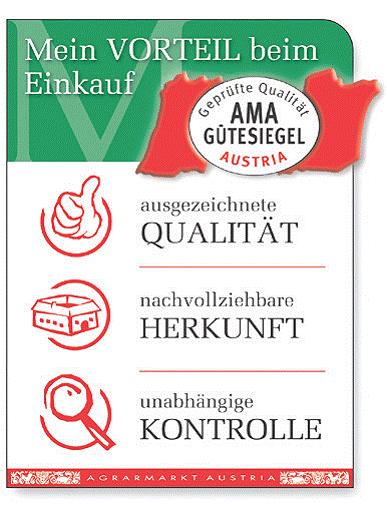 AMA Gütesiegel Austria Geprüfte Qualität