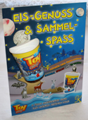 Pultaufsteller f&uuml;r Eisbecher aus Hartpapier f&uuml;r Lebensmittel mit &Uuml;berraschung, Motiv Kinderbecher bei Gro&szlig;Handel EIS GbmH
