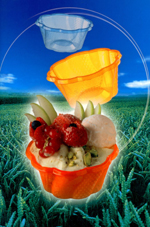 &Ouml;ko Becher aus Mais. Becher f&uuml;r Getr&auml;nke, Becher aus Mais, &ouml;kologischer als Papier, bunt und durchsichtig, flexibler und fester als Plastik, 100% kompostierbar bei Gro&szlig;Handel EIS GmbH