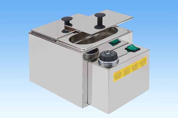 Warmhaltebeh&auml;lter mit Thermostat f&uuml;r Copertura Stracciatella zum &Uuml;berzug f&uuml;r Eis und Eist&uuml;ten bei Gro&szlig;Handel EIS GmbH