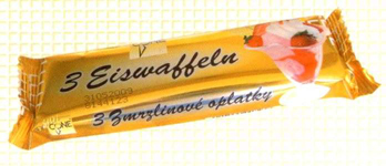 Eiswaffel dreier. Eiswaffeln Sun Cone at. Waffeln und T&uuml;ten aus Tschechien / Znaim. Partner der Gro&szlig;Handel EIS GmbH. 