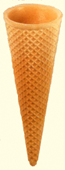 La Bella klein Zuckert&uuml;te von Jaspert Waffeln. Qualit&auml;tswaffeln aus Deutschland. Partner der Gro&szlig;Handel EIS GmbH. La Bella Eist&uuml;te