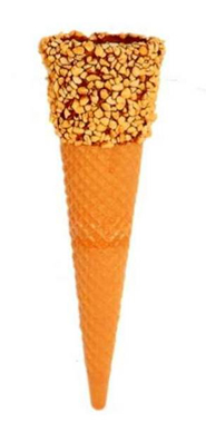 Waffeltüte mit Schokolade und Streusel bei GroßHandel EIS GmbH