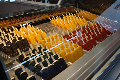 MIG Longarone Fachmesse f&uuml;r Eiserzeuger. Selbstgemachte Eislutscher Bild: Gro&szlig;Handel EIS GmbH