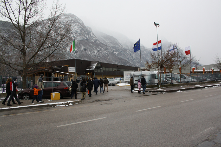 MIG Longarone Messegelände Eingang Nord. Foto: Gerhard Hager, GroßHandel Eis GmbH