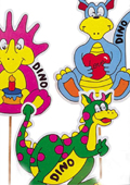 Dino Eissticker, für Eistorten, Eisbecher und sonstige Nachspeisen bei GroßHandel EIS GmbH