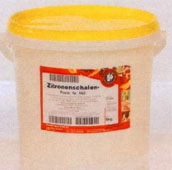 Zitronenschalen Variegato, für die Speiseeisproduktion, Eisdekoration, für Eisbecher, Kuchen, Stollen, Lebkuchen, Kleingebäck und Rindfleichbratensaft