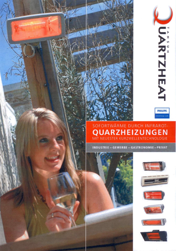 Infrarot Quarzheizstrahler f&uuml;rden Au&szlig;enbereich, regenfest bei Gro&szlig;Handel EIS GmbH
