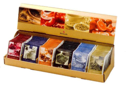 Manuel Tee, Teetischdisplay f&uuml;r 6 Sorten bei Gro&szlig;Handel EIS GmbH