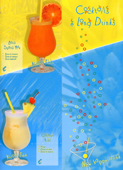 Cocktail Karte f&uuml;r Long Island, Margarita. Margarita Erdbeer, Swimming Pool, Pina Colada, Tequila Sunrise, Sex on the Beach, Mojito, Mai Tai, Gend Slam, Coconut Kiss, Big Apple, Boris Sports Man,