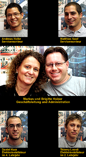 Das Team der Elektro Halter AG