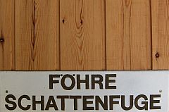 F&ouml;hre Schattenfuge - Engadinerholz