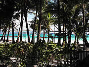 Auf dem Balkon am Strand