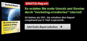Anforderung Gratis Report "Mehr Umsatz und Gewinn im Internet"