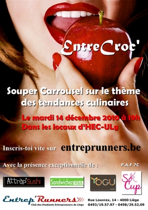 Soupers carrousels : th&egrave;me culinaire