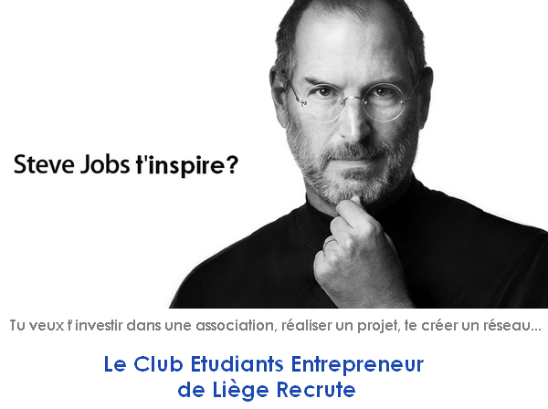 Le club &eacute;tudiants entrepreneurs de Li&egrave;ge recrute