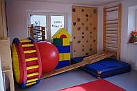 Ein Therapieraum der Ergotherapiepraxis Pflaum in Schnaittach