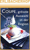 Hotel Restaurant Erlibacherhof am Z�richsee - Coupe - gr�sste Auswahl in der Region