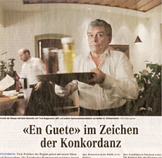 En Guete im Zeichen der Konkordanz