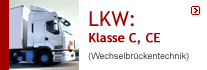 LKW: Klasse C, CE (Wechselbr�ckentechnik)