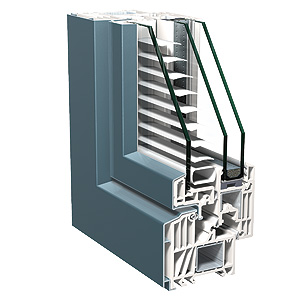 Kunststoff-Alu-Verbundfenster