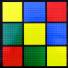 PAP-CB6 Legopapier Quadrate klein
