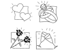 602442 - 4 Hochzeitsmotive