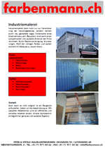 Industriemalerei - Farbenmann, Eschlikon TG