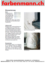 Risssanierung - Farbenmann, Eschlikon TG