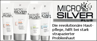 microsilver die revolution&auml;re Hautpflege, hilfreich bei Akne, Pickel, unreiner Haut, Neurodermitis