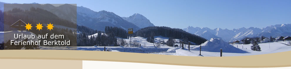 Genissen Sie die Aussicht Vom Ferienhof Berktold Sonthofen - Hofen in die Oberstdorfer Berge