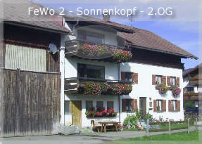 Ferienwohnung Sonthofen - Hofen im Allg&auml;u  - Fam. Berktold
