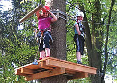 Kletterwald Waldkirchen im Bayerischen Wald