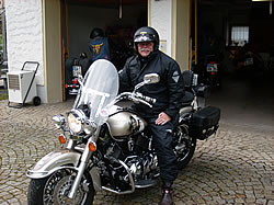 Biker auf dem Ferienhof Ritzer im Bayerischen Wald