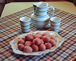 Fr&uuml;hst&uuml;cksei von unseren H&uuml;hnern