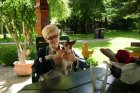 Helga mit Bo Helga mit Bo