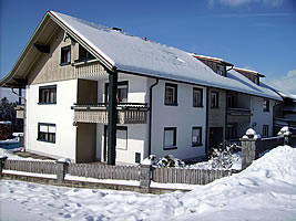 Winter in Bayern, Ferienwohnung Schmöllerhof Grund im Bayerischen Wald.
