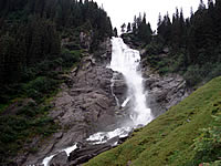 Ausblick zum oberen Wasserfall