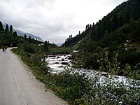 Krimmler Ache vor dem Krimmler Wasserfall