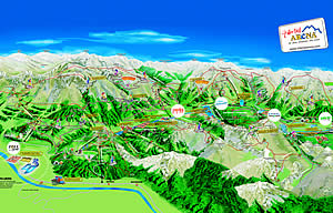 Zillertal Arena Sommerpanorama