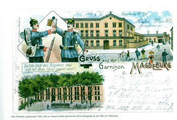 Postkarte der Festung Mark
