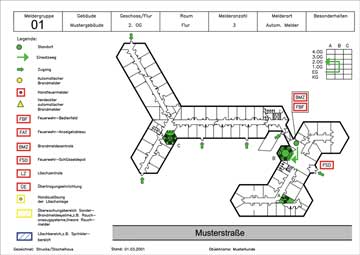 Feuerwehrlaufkarte Rückseite Strucks GmbH