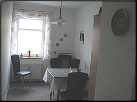 Blick ins Esszimmer