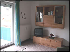 Blick ins Wohnzimmer