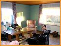 Wohnzimmer in Abendsonne