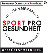 Qualitätssiegel "Sport pro Gesundheit"