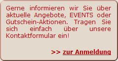 Anmeldung Newsletter