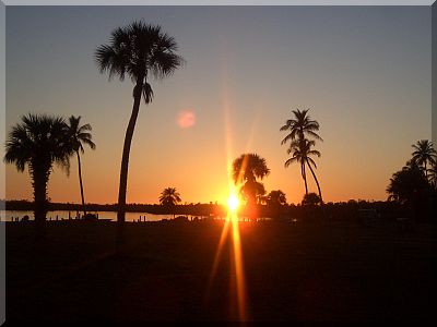 Okeechobee Lake, Florida.