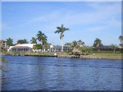 Cape Coral, haus am Kanal.