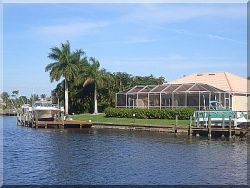 Cape Coral, Haus am Wasser.